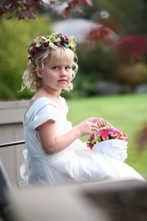 My little flower girl