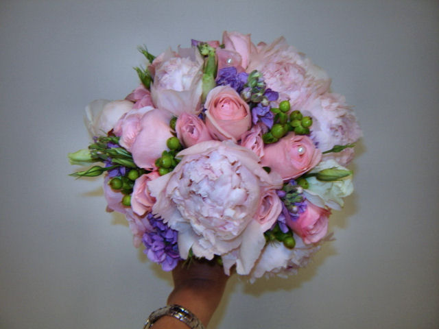 Peony & Roses Wedding Bouquet