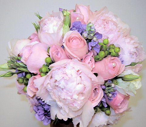 Peony & Roses Wedding Bouquet