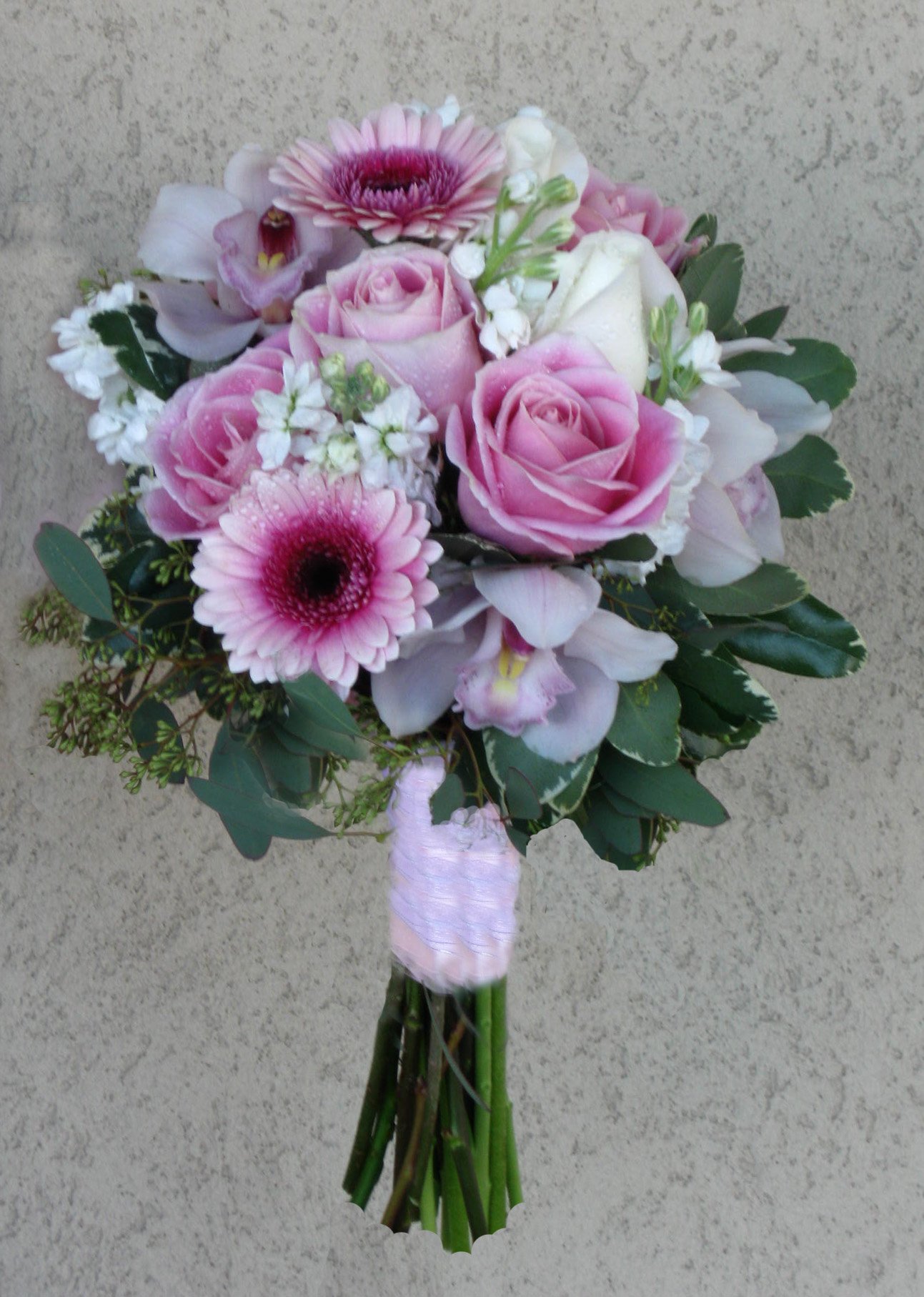 Pink and mauve Wedding Bouquet