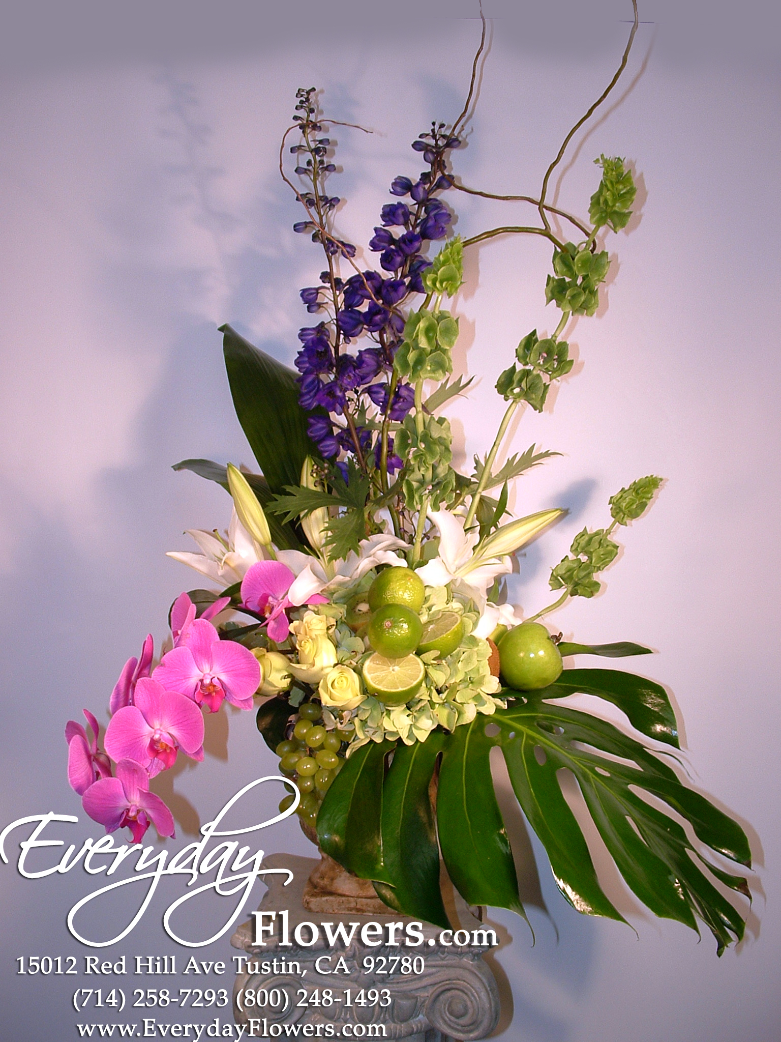 Refreshing Flowers And Fruit