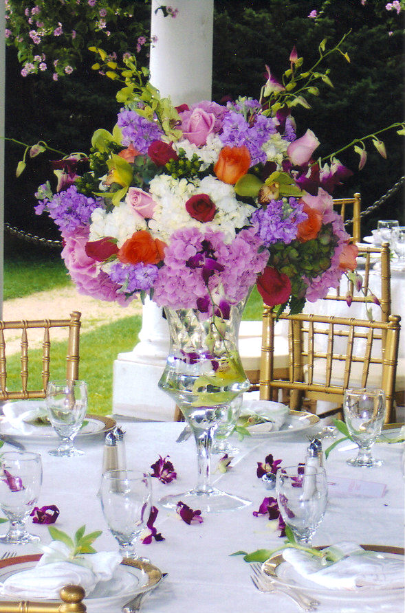 Tall and Lush Centerpiece