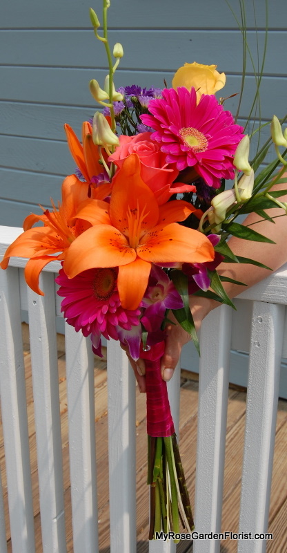 Tropical Bridesmaid Flowers