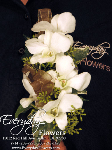 White Orchid Corsage